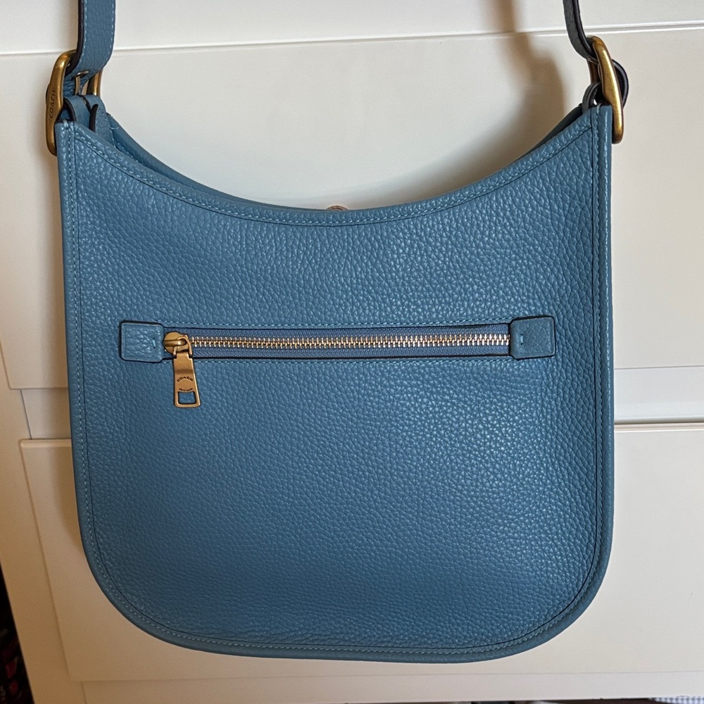 COACH Blue Leather Shoulder Bag